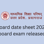 UP Board date sheet 2024 for board exam released