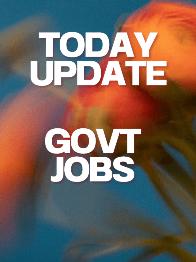 Check New Govt Recruitments updates