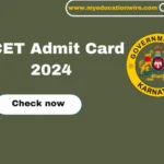KCET Admit card