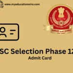 SSC Selection Phase 12