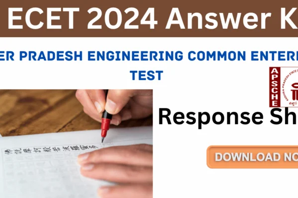 AP ECET 2024 Answer key Out Check Steps to Download Response Sheet AP ECET 2024