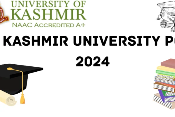 Kashmir University PG Admission 2024: Check Last Date, Fee Kashmir University