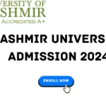 Kashmir University Admission 2024