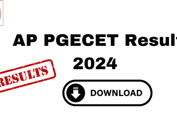 AP PGECET Result 2024 Out: Download Rank card AP PGECET Result