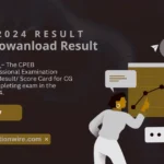 CG PET 2024 Result