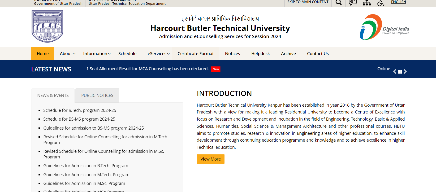 HBTU Counselling