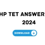 HP TET Answer Key