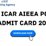 ICAR AIEEA PG