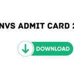 NVS Admit Card