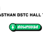 RAJASTHAN BSTC Admit Card