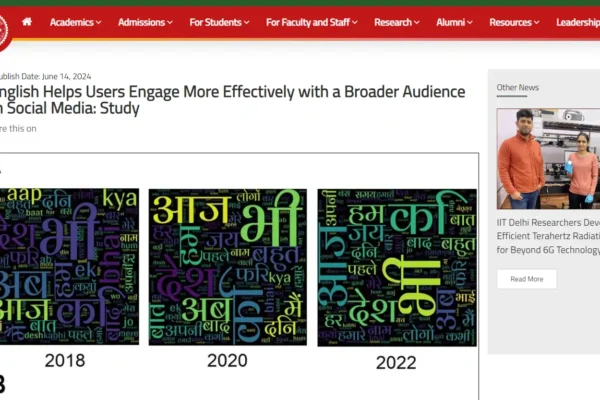Hinglish a New Buzzword in Social Media Social Media