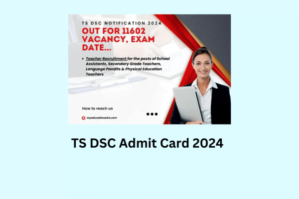 TS DSC Admit Card 2024 TS DSC Admit Card 2024