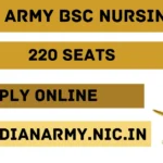 Army BSc Nursing 2024