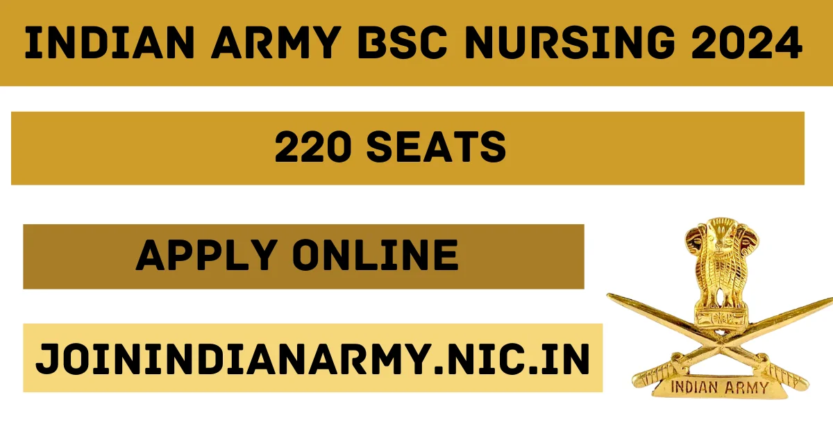 Army BSc Nursing 2024