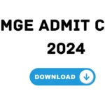 FMGE Admit Card 2024