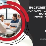 JPSC Forest FRO and ACF