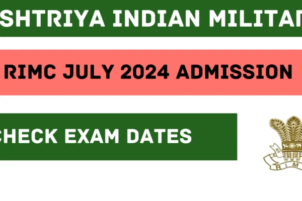RIMC July 2025 Application Form for Class 8: Apply Online RIMC