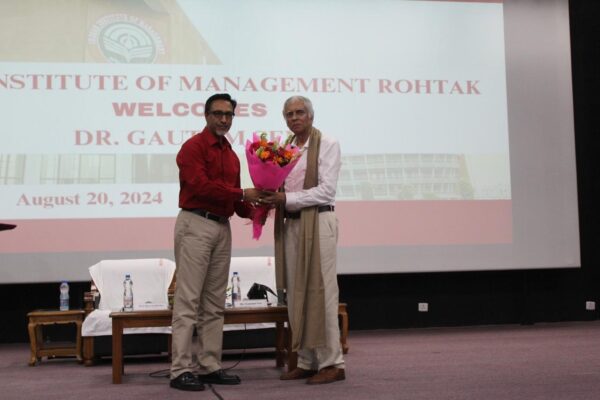 Dr. Gautam Sen’s Inspiring Talk at IIM Rohtak: “India Beyond 2047” IIM Rohtak