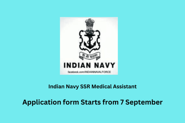 Indian Navy SSR Medical Assistant