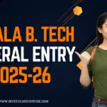 Kerala B. Tech Lateral Entry 2025-26