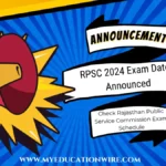 RPSC 2024 Exam Dates