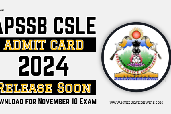 APSSB CSLE Admit Card 2024 Release Soon: Download for November 10 Exam