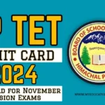 HP TET Admit Card 2024