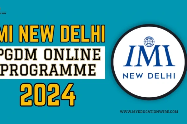 IMI New Delhi PGDM Online Programme 2024
