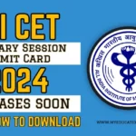 INI CET Admit Card 2024