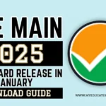JEE Main 2025 Admit Card Release in January