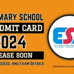 MP Primary School TET Admit Card 2024