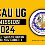 RPCAU UG Admission 2024