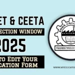 TANCET & CEETA PG Correction Window 2025