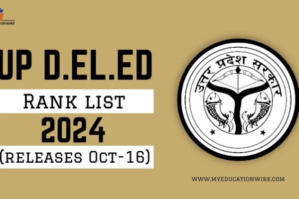 UP D. El. Ed Rank list 2024