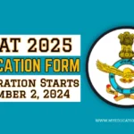 AFCAT 2025 Application Form