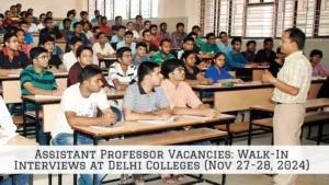 Assistant Professor Vacancies