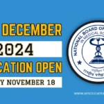 FMGE December 2024 Application OPEN
