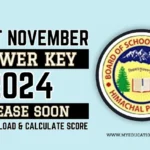 HP TET November Answer Key 2024