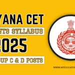 Haryana CET Accounts Syllabus 2025