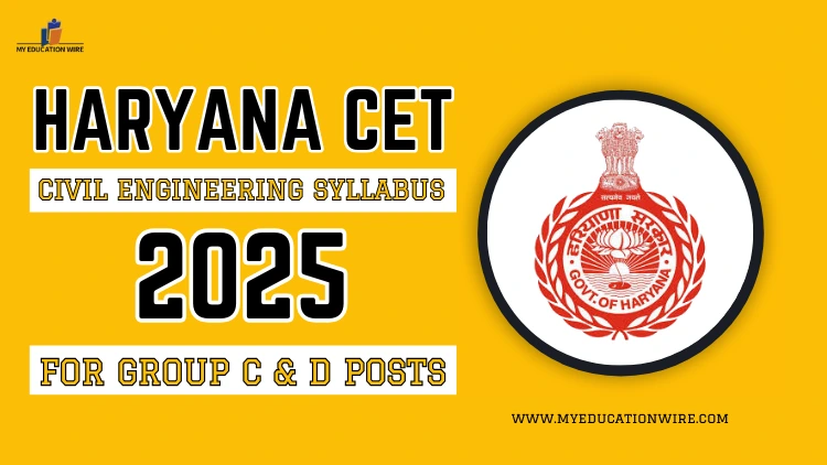 Haryana CET Civil Engineering Syllabus 2025