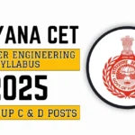 Haryana CET Computer Engineering Syllabus 2025