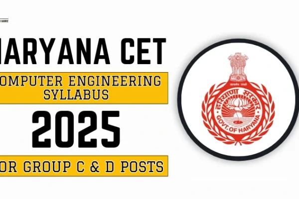 Haryana CET Computer Engineering Syllabus 2025