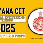 Haryana CET Electrical Engineering Syllabus 2025