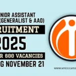 IDBI Junior Assistant Manager Recruitment 2025