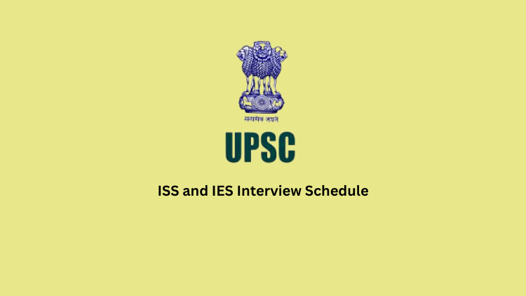 ISS and IES Interview Schedule