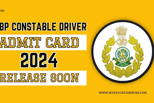 ITBP Constable Driver Admit Card 2024