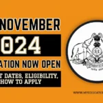 KTET November 2024 Registration