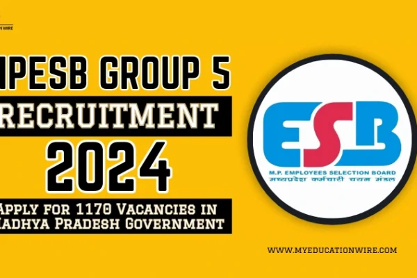 MPESB Group 5 Recruitment 2024