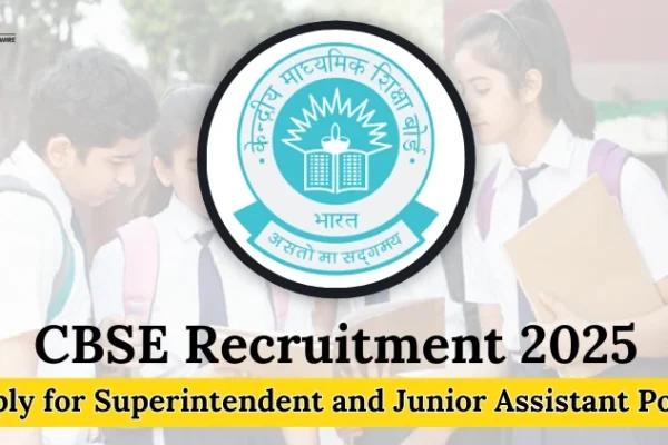 CBSE Recruitment 2025