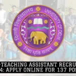 DU Non-Teaching Assistant Recruitment 2024